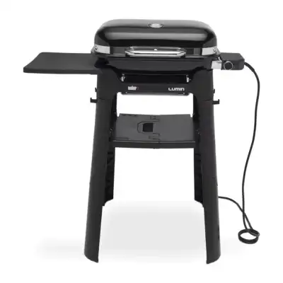Grill elektryczny Weber Lumin Compact ze stojakiem czarny 91010879