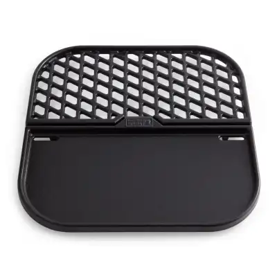 Gourmet BBQ System - Wkład GBS 2 w 1 płyta żeliwna Griddle z żeliwnym rusztem Sear Grate Weber 8858